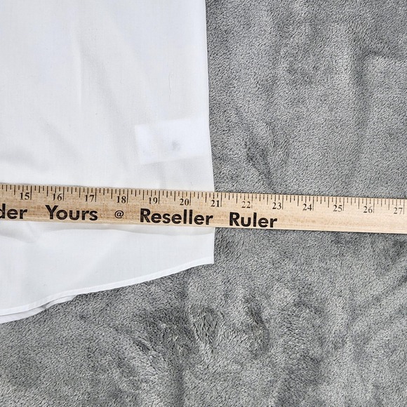 Eton Shirt Mens 16.5 42 White Slim Fit Dress Long Sleeve 100% Cotton Solid - Picture 13 of 13